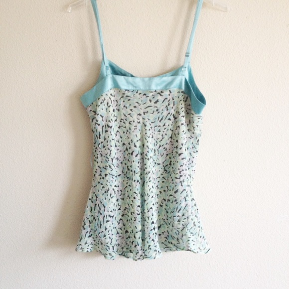 Mixit Teal Print Tank M - Picture 2 of 4